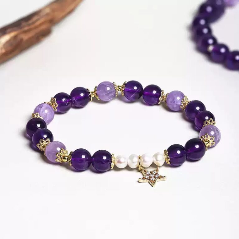 Amethyst Bracelet Beckon Fortune Cat Brave String to Send Girlfriend Birthday Gift This Year String Jewellery-2