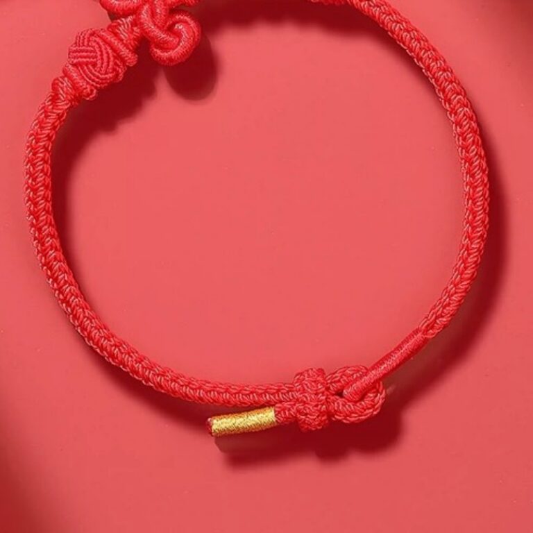 Wenchang Knot Hand Rope Bracelet Bracelet Female Gold List of Exams Lucky Over the Exams to Land Good Luck Gift-2