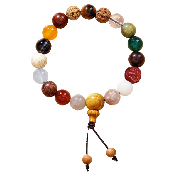 Eighteen Seeds Zodiac 18 Seed Beads Bracelet Eighteen Seeds Bodhi String Female models of cultural toys multi treasure Mid-Autumn Festival Gifts