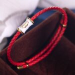 A glance of ten thousand years 925 silver hand rope couple model chain design girls summer girlfriends ins niche bracelet-2