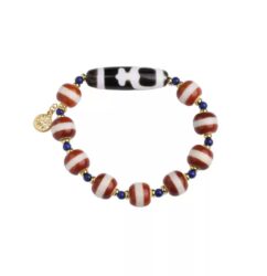 Treasure bottle dzi wire bead strings Tibetan ethnic style agate women's bracelets literature play disc play handheld