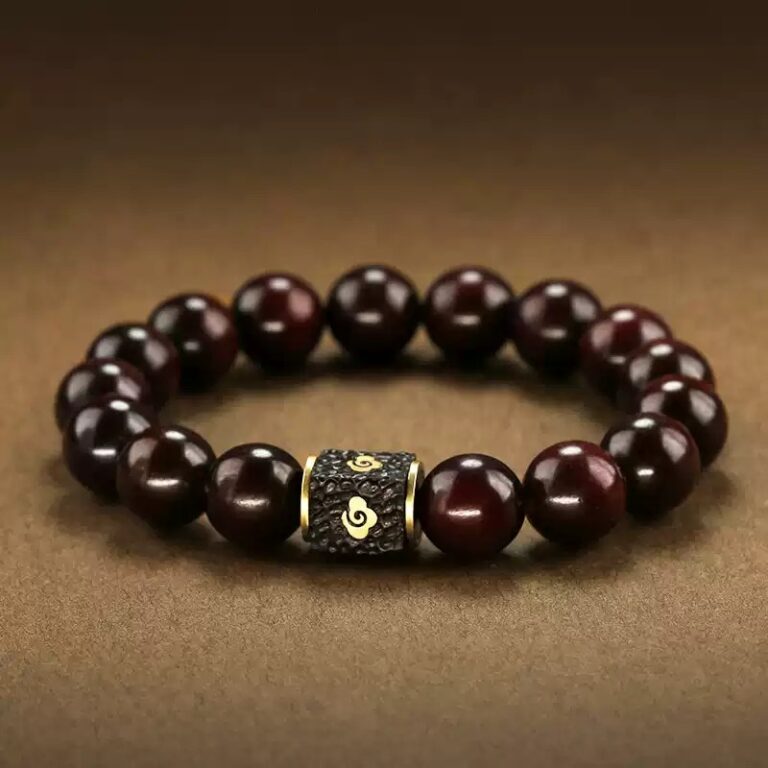 Rosewood String Full of Aventurine Transit Beads Buddha Agate Nanhong Literature Play Wooden men and women Models Bracelet-2