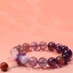 Nine Purple Away from Fire String Transit Beads Female Amethyst Duo Bao Genuine Male Dragon Year of Life Bracelet-1