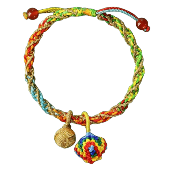 Dragon Boat Festival Colourful Rope Bracelet Female Baby Children Newborn Baby Red Hand Rope handmade Weaving Multicoloured Thread Dragon Boat Festival