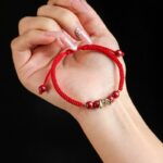 Year of the Snake Bracelet Snake Cinnabar Amulet Transit Red Rope Hand-Woven Peaceful Hand Rope-10