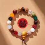 Eighteen Seeds Zodiac 18 Seed Beads Bracelet Eighteen Seeds Bodhi String Female models of cultural toys multi treasure Mid-Autumn Festival Gifts-2