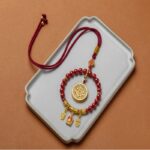 18 Seeds Car Hanging Safe Travelling Eighteen Seeds Pendant Multi Treasure Bodhi Beads-3