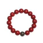 Six Character Truth Red Fragrant Grey Buddha Bead Strings 108 Pieces Men's Cold Arts and Crafts Rosary Bracelet for Women-2