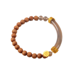 Milk Fragrant Sandalwood Double Spelling Single Circle String New Chinese National Style Ethnic Style Hand Jewellery Fashion