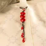 Cinnabar Car Hanging Year of the Dragon Tassel Spike Pendant Car Car Decoration-3