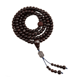 Small-leaf red sandalwood old mountain sandalwood six words of truth 108 beads strings text disc to play Nenbutsu beads men and women models