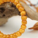 Beeswax Old Sandalwood Single Loop String Women's Amber Bead Bracelet Jewellery Hand Jewellery-3