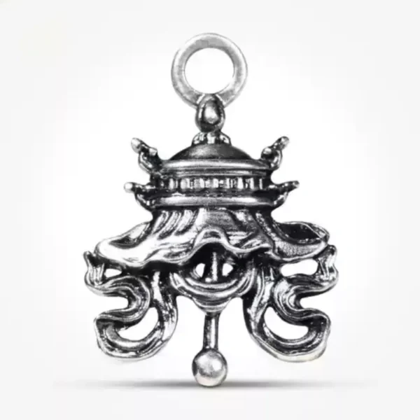 Auspicious eight treasures pendant charm bracelet necklace men and women friends couple goldfish pendant necklace accessories