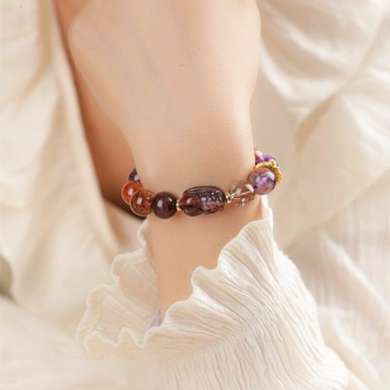 Nine Purple Fire Tenglong Bracelet Golden Dragon Tengfei Shunti Toukui Pixi Brave Amethyst Purple Ghost-8