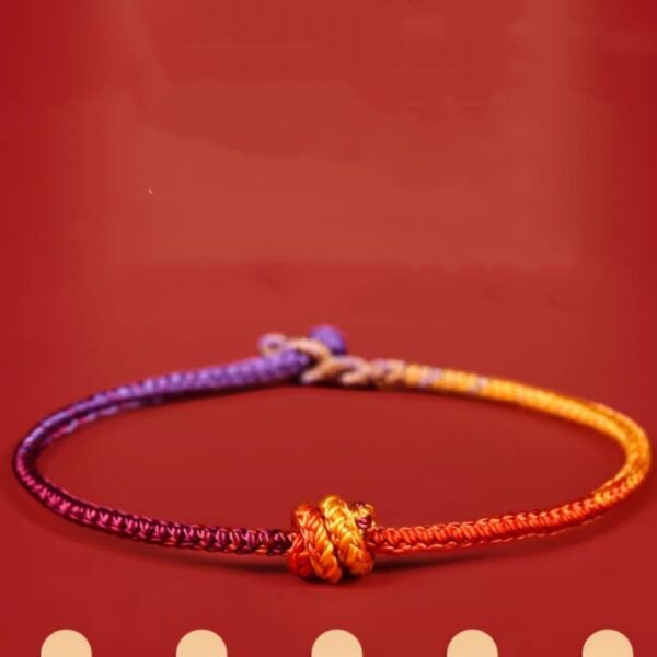 Year of the Dragon Red Rope Bracelet Year of the Dragon Red Rope Braided Rope for Men and Women Red Rope Amulet-1