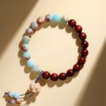 Shoushan Stone Bracelet Female Rosewood Peach Wood Lotus Flower Disc Play Bracelet Male Incense Wood Literature Play Buddha Bead String-4