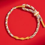 Lunar New Year Red Rope Bracelet Snake Tiger Monkey Tai Sui Hand Rope Hand Woven Rope Amulet Gift 2025-7