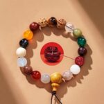 Eighteen Seeds Zodiac 18 Seed Beads Bracelet Eighteen Seeds Bodhi String Female models of cultural toys multi treasure Mid-Autumn Festival Gifts-3