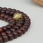 Rosewood Old Mountain Sandalwood White Crystal 108 Cultural and Play Buddha Beads Men and Women Models This Year Bracelet-7