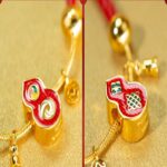 The fate of the red hand rope ladies raw couple models braided rope transfer beads bracelet 925 silver jewellery-3