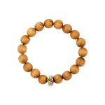 Old Sandalwood Barrel Bead Strings Literature Play Bracelet Men and Women Wooden Buddha Beads Rosary Bracelet-3