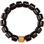 Six Character Truth Rosewood Round Beads Barrel Beads Aromatic Grey Buddha Beads Men's Strings