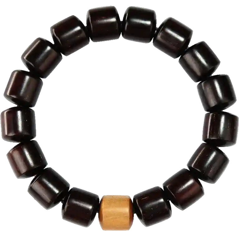 Six Character Truth Rosewood Round Beads Barrel Beads Aromatic Grey Buddha Beads Men's Strings