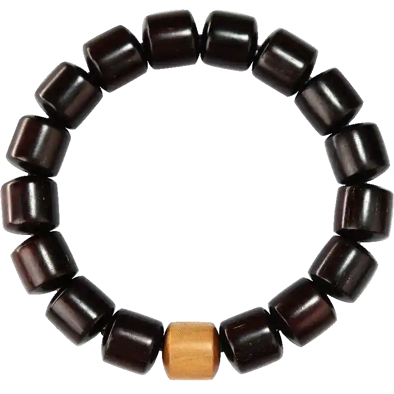 Six Character Truth Rosewood Round Beads Barrel Beads Aromatic Grey Buddha Beads Men's Strings