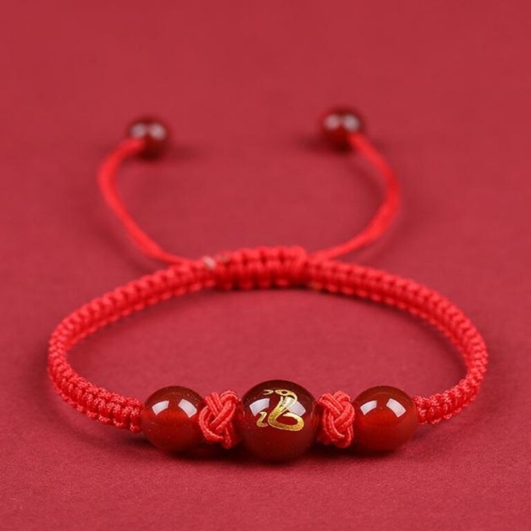 Year of the Dragon Red Rope Bracelet Men and Women Dragon Lunar New Year Hand-Woven Rope Rabbit Ox Horse Sheep Dog Amulet Hand Rope-6