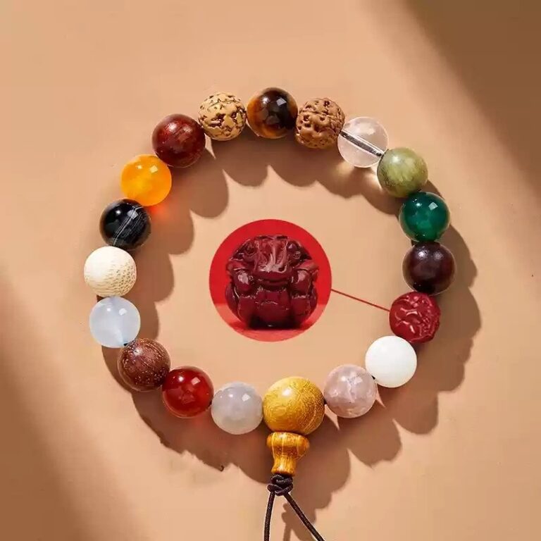 Eighteen Seeds Zodiac 18 Seed Beads Bracelet Eighteen Seeds Bodhi String Female models of cultural toys multi treasure Mid-Autumn Festival Gifts-4