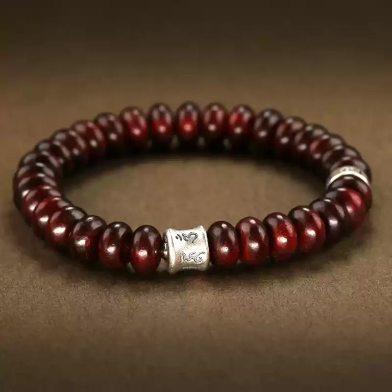 Rosewood String Full of Aventurine Transit Beads Buddha Agate Nanhong Literature Play Wooden men and women Models Bracelet-5