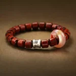 Rosewood String Full of Aventurine Transit Beads Buddha Agate Nanhong Literature Play Wooden men and women Models Bracelet-6