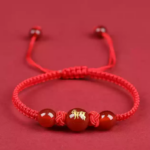 Year of the Dragon Red Rope Bracelet Men and Women Dragon Lunar New Year Hand-Woven Rope Rabbit Ox Horse Sheep Dog Amulet Hand Rope-7