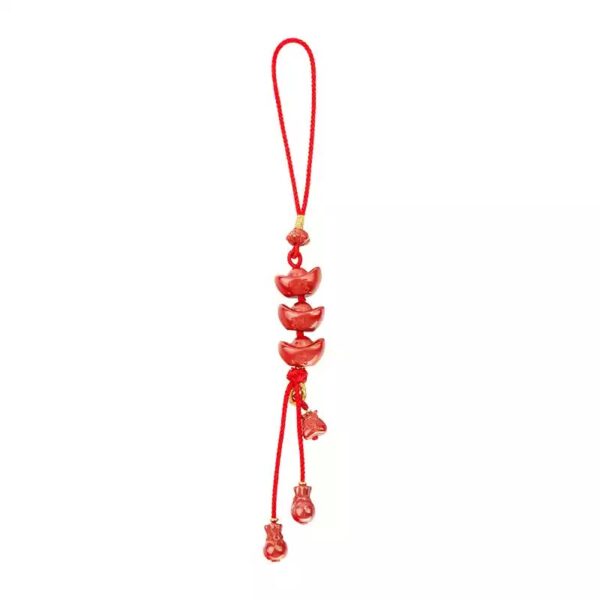 Cinnabar Car Hanging Year of the Dragon Tassel Spike Pendant Car Car Decoration