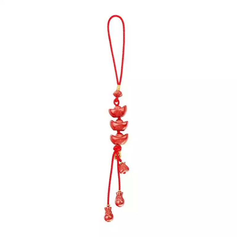 Cinnabar Car Hanging Year of the Dragon Tassel Spike Pendant Car Car Decoration