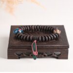 Fragrant Grey Six Words of Truth Rosewood Strings Men's Literature Play Plate Play Bracelet-6