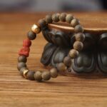 South Red String Men's Buddha Beads Rosary Beads Hand-Held Single-Ring Wooden Play Disc Play Bracelet Female Models-5