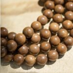 Green Sandalwood Buddha Bead Strings Old Sandalwood Bacopa Monnieri Seed Handheld Long Rosary Male and Female Students Disc Play Mori Bracelet-6