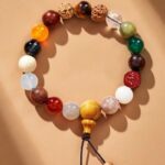 Eighteen Seeds Zodiac 18 Seed Beads Bracelet Eighteen Seeds Bodhi String Female models of cultural toys multi treasure Mid-Autumn Festival Gifts-6