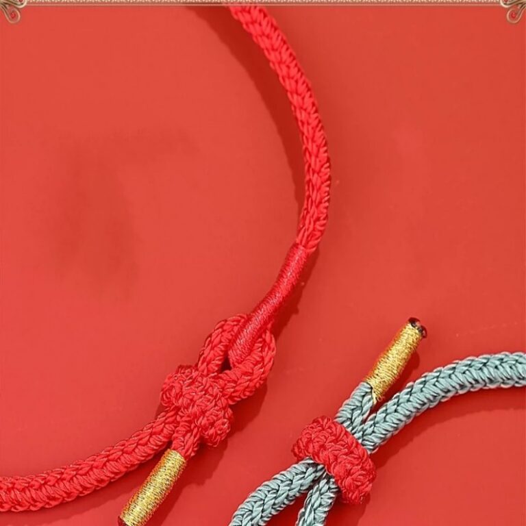 Wenchang Knot Hand Rope Bracelet Bracelet Female Gold List of Exams Lucky Over the Exams to Land Good Luck Gift-4