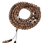 Incense Wood Strings 108 Wooden Buddha Beads Tiger Teeth Dzi Bead Bracelet Disc Play Literature Play Men and Women Rosary