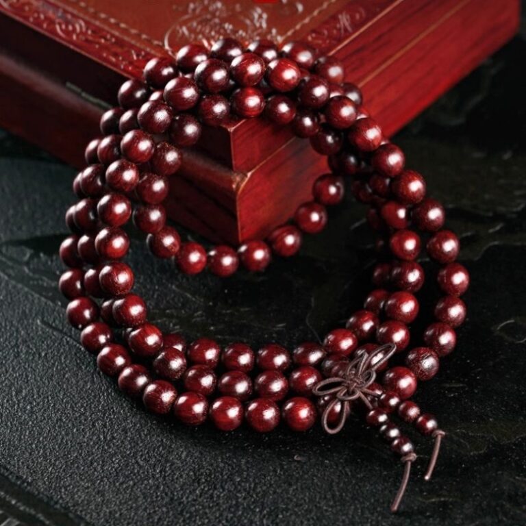 String Indian rosewood 108 rosary for boys boyfriend husband birthday gift-5