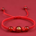 Year of the Dragon Red Rope Bracelet Men and Women Dragon Lunar New Year Hand-Woven Rope Rabbit Ox Horse Sheep Dog Amulet Hand Rope-8