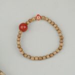 Old Sandalwood Beige Large Lacquer Beads Multi-Colour Strings Transfer Beads Literature Play Plate Play Women's Bracelet-4