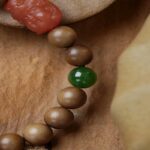 Old Sandalwood Nanhong Jasper String Carving Buddha Beads Literature Play Disc Playing String Men and Women Models for Mother-5