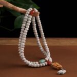 Star Moon Bodhi Strings 108 Bodhi Seeds Literature Play Buddha Beads Handheld Disc Play Men and Women's Necklace Bead Strings-6