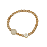 Old Sandalwood Beige Large Lacquer Beads Multi-Colour Strings Transfer Beads Literature Play Plate Play Women's Bracelet