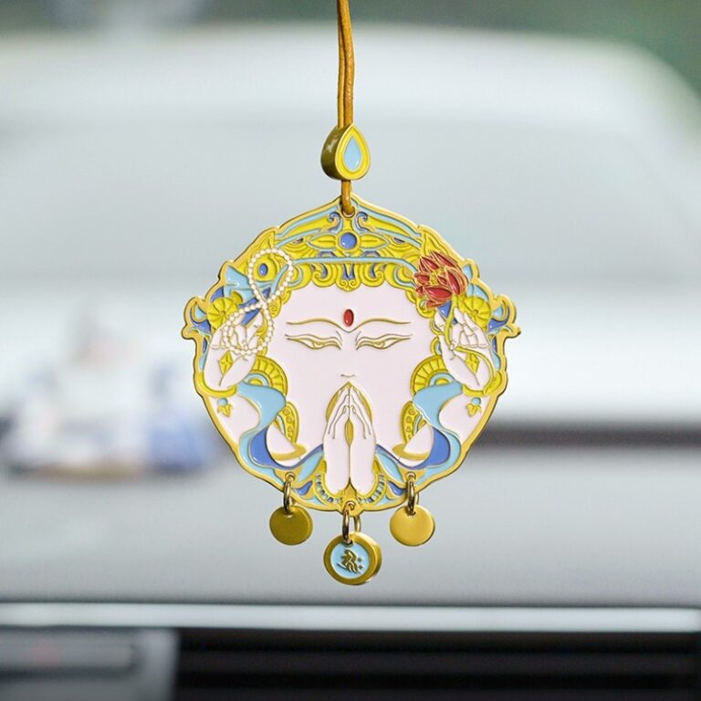 Day and night blessing Ann car hanging car car pendant charm high-level creative car interior decorative objects-6