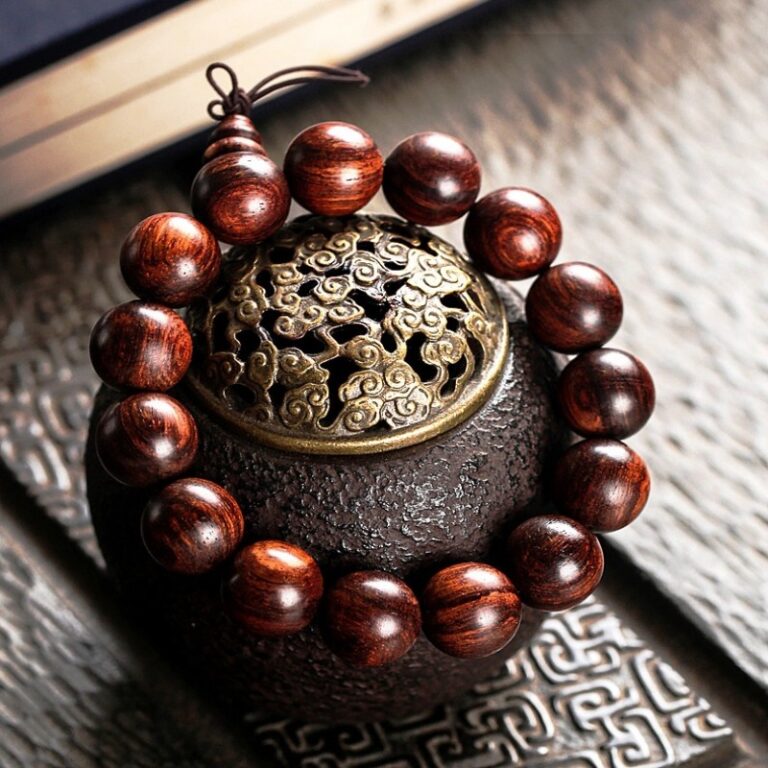 Huanghuali strings Xiaoye Zitan Buddha beads 108 pieces of cultural play cold men and women couple models bracelet-8