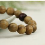 925 Silver Green Sandalwood Strings New Chinese Style Buddha Beads Rosary Beads Transfer Beads Play Disc Play Bracelets for Men and Women Models-7